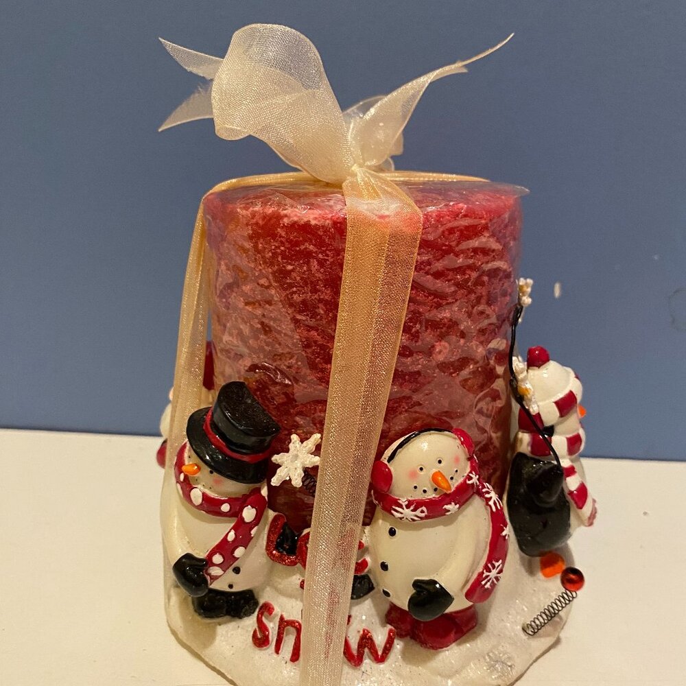 Christmas Candle Vintage Decor